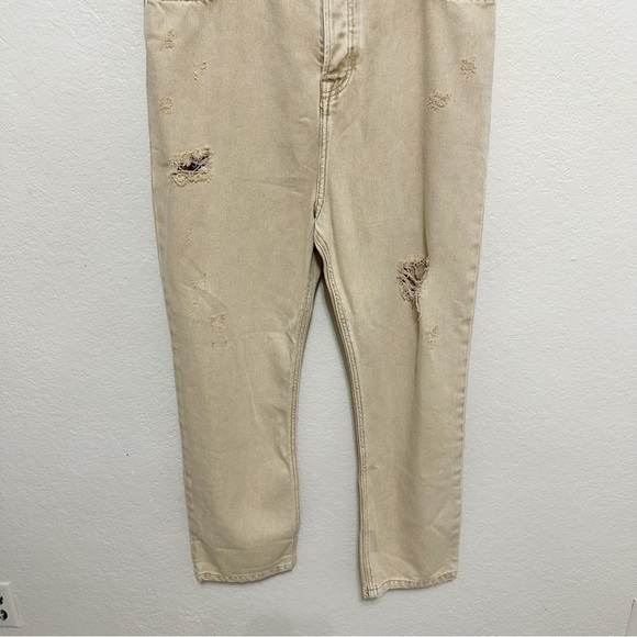 New Free People We the free Wren Boyfriend Jeans khaki size 29 - Picture 7 of 15